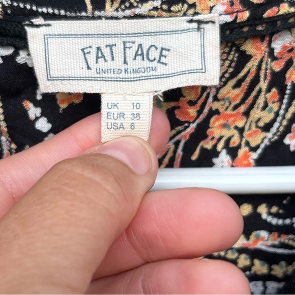 Fat Face Sudley Winter Garden Blouse Women’s size 6 - Picture 6 of 10